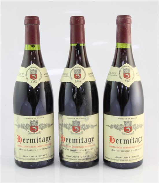 Three bottles of Hermitage 1983,